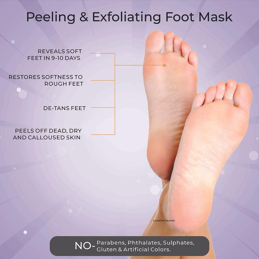 TEST Peeling & Exfoliating Foot Mask